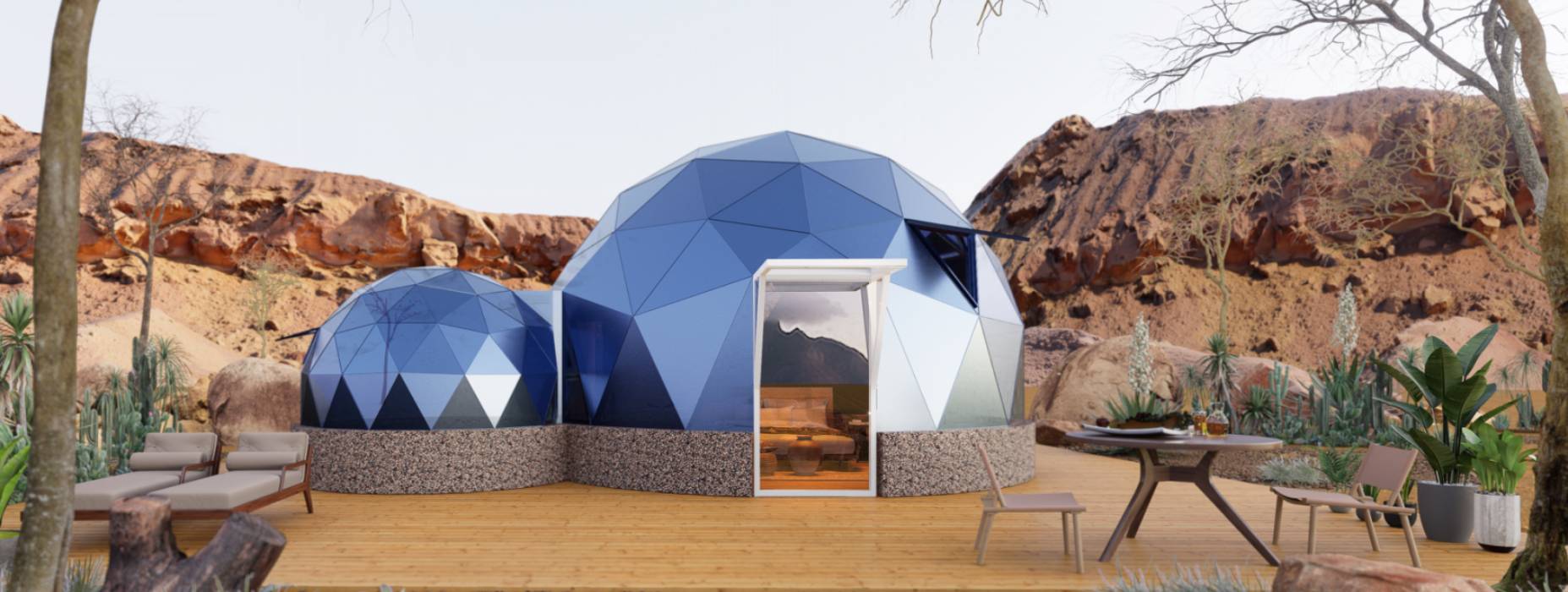 宕昌县球形智能光伏玻璃星空房